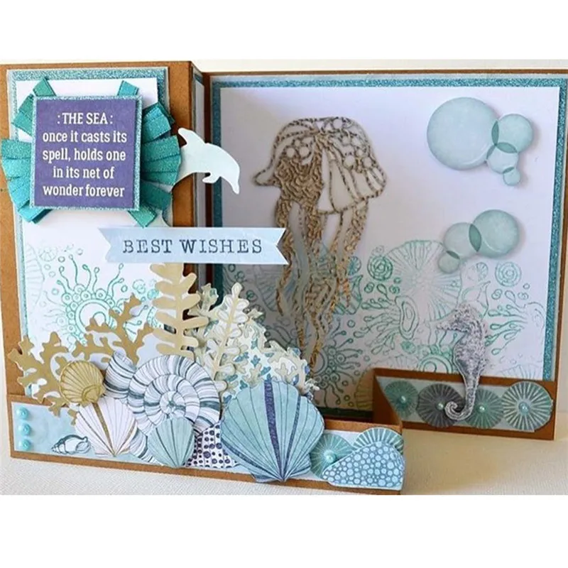 Eastshape Marine Jellyfish Die Metal Cutting Dies Animals Decor for DIY Scrapbooking Card Making Album Craft Frame Paper Cut Die
Eastshape Marine Jellyfish Die Metal Cutting Dies Animals Decor for DIY Scrapbooking Card Making Album Craft Frame Paper Cut Die