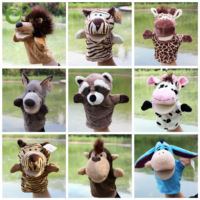 Cute Carton Animal Educational Hand Puppet Toys Plush Puppets Tiger Monkey Bear Lion Story Doll Baby Toy WYQ
Cute Carton Animal Educational Hand Puppet Toys Plush Puppets Tiger Monkey Bear Lion Story Doll Baby Toy WYQ