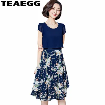 TEAEGG Plus Size 4XL 5XL Blue Chiffon Dress Women Clothes 2020 Floral Ladies Dresses Large Sizes Summer Dress Vestidos AL1143
TEAEGG Plus Size 4XL 5XL Blue Chiffon Dress Women Clothes 2020 Floral Ladies Dresses Large Sizes Summer Dress Vestidos AL1143