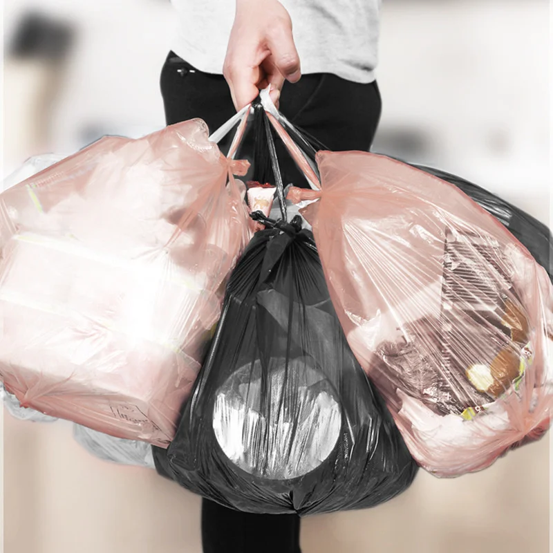 Top Quality 100/150pcs Thickening Disposable Plastic Bags Silver Steel Point-off Flat Portable Refuse Bag Trash Bags Household
Top Quality 100/150pcs Thickening Disposable Plastic Bags Silver Steel Point-off Flat Portable Refuse Bag Trash Bags Household