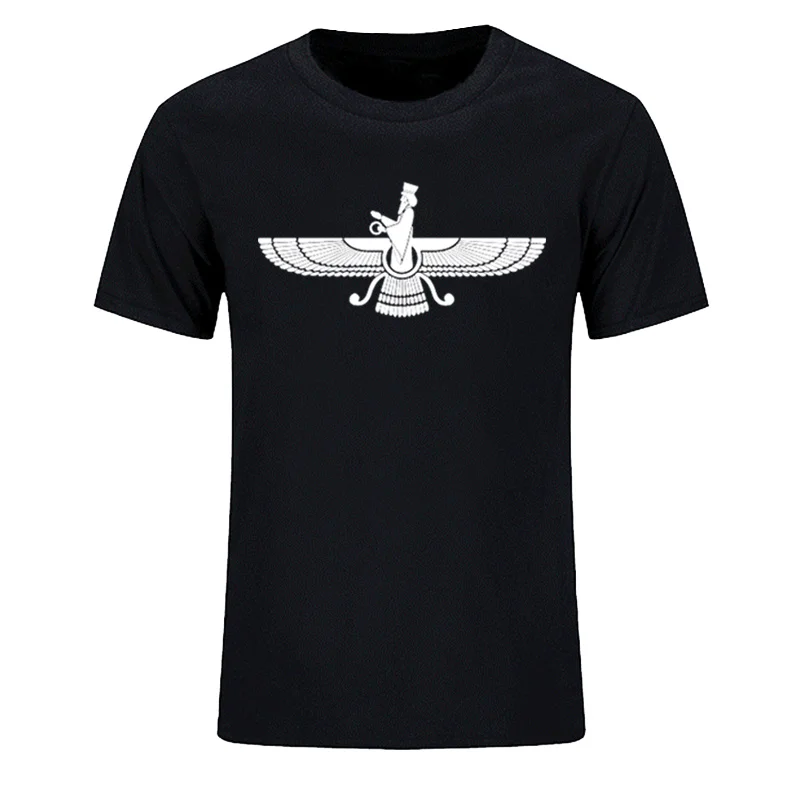 Summer New Farvahar Iran Persia Symbol Cotton Short Sleeve Men Tshirt Plus Size
Summer New Farvahar Iran Persia Symbol Cotton Short Sleeve Men Tshirt Plus Size