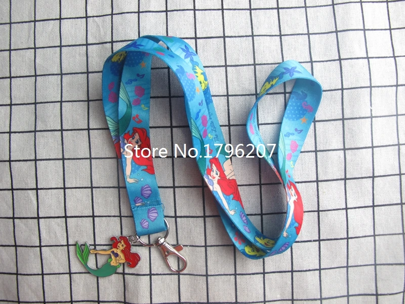 1PCS Cartoon Ariel princess Pendant Neck Strap Lanyard Mobile Phone Charms Key Chain ID Badge Key Chains LT-101
1PCS Cartoon Ariel princess Pendant Neck Strap Lanyard Mobile Phone Charms Key Chain ID Badge Key Chains LT-101