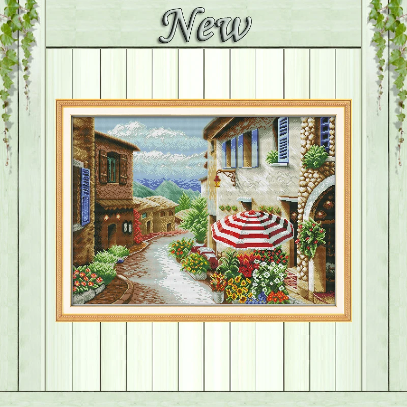 A street view scenic Europe painting counted print on canvas DMC 14CT 11CT DIY Cross Stitch chinese Embroider Needlework kit Set
A street view scenic Europe painting counted print on canvas DMC 14CT 11CT DIY Cross Stitch chinese Embroider Needlework kit Set