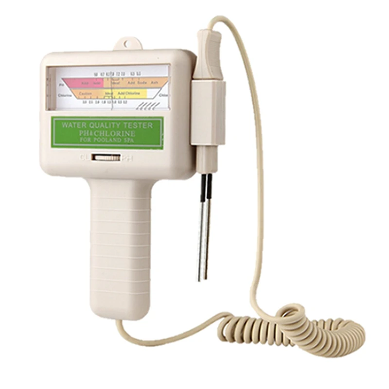 PC101 PH Meter Portable Water Quality Measure PH CL2 Chlorine Level Meter PH Tester for Swimming Pool Spa Aquarium Monitor Tools
PC101 PH Meter Portable Water Quality Measure PH CL2 Chlorine Level Meter PH Tester for Swimming Pool Spa Aquarium Monitor Tools