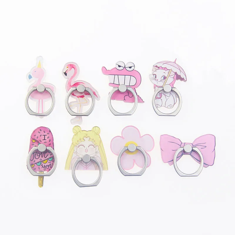 New Design 1 Piece High Quality ABS Phone Ring Holder Cute Cartoon Bird Bunny Bow Flower Smartphone Finger Ring Holder Housing
New Design 1 Piece High Quality ABS Phone Ring Holder Cute Cartoon Bird Bunny Bow Flower Smartphone Finger Ring Holder Housing