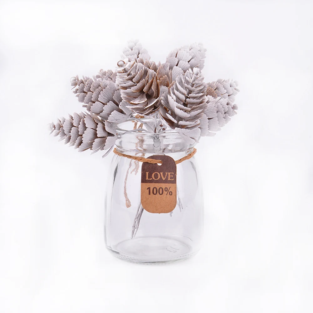 Pine cone 6-10pcs artificial flower pineapple artificial grass Christmas wedding home decoration DIY scrapbook gift box
Pine cone 6-10pcs artificial flower pineapple artificial grass Christmas wedding home decoration DIY scrapbook gift box