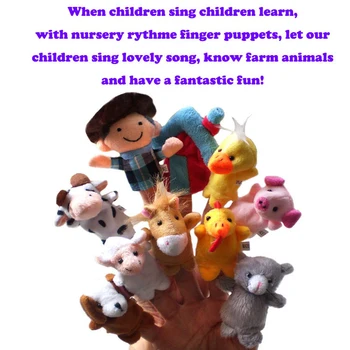 10pcs / set models in the world of classic nursery rhymes story even finger Old Macdonald had a farm toys brinquedos
10pcs / set models in the world of classic nursery rhymes story even finger Old Macdonald had a farm toys brinquedos