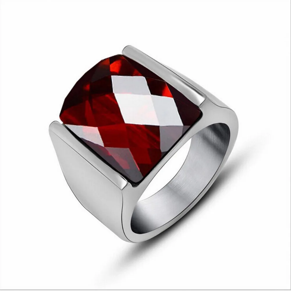 Red/Black Onyx Simulated Garnet Titanium Men Jewelry Statement Ethnic Ring Vintage Jewellery
Red/Black Onyx Simulated Garnet Titanium Men Jewelry Statement Ethnic Ring Vintage Jewellery