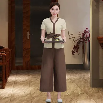2018 New Fashion Health Club SPA Uniform Women Spring/Summer Linen Cotton Work Clothing Beauty Hospital Top+Pants Set Wholesales
2018 New Fashion Health Club SPA Uniform Women Spring/Summer Linen Cotton Work Clothing Beauty Hospital Top+Pants Set Wholesales