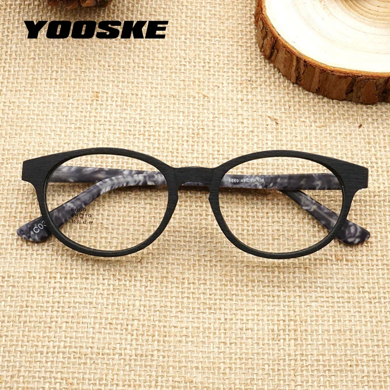 YOOAKE Retro Round Glasses Frame Women Vintage Imitation Wood Grain Eyeglasses Men Transparent Clear Lens glasses frames
YOOAKE Retro Round Glasses Frame Women Vintage Imitation Wood Grain Eyeglasses Men Transparent Clear Lens glasses frames