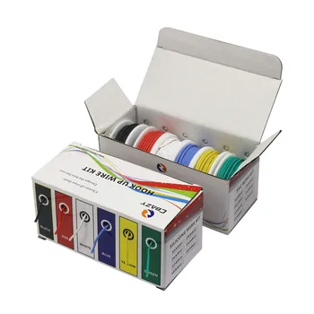30AWG 60meters Flexible Silicone Rubber Cable Wire Tinned Copper line Kit mix 6 Colors DIY Electrical Wire
30AWG 60meters Flexible Silicone Rubber Cable Wire Tinned Copper line Kit mix 6 Colors DIY Electrical Wire