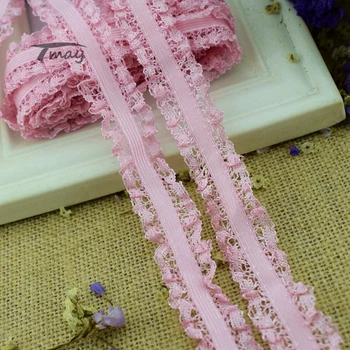 #1419 Lovely Elastic Lace Trim 4 yards/lot DIY Bilateral 22MM(7/8") width Garment Stretch Ruffle Lace Fabric Ribbon Lace 
#1419 Lovely Elastic Lace Trim 4 yards/lot DIY Bilateral 22MM(7/8") width Garment Stretch Ruffle Lace Fabric Ribbon Lace