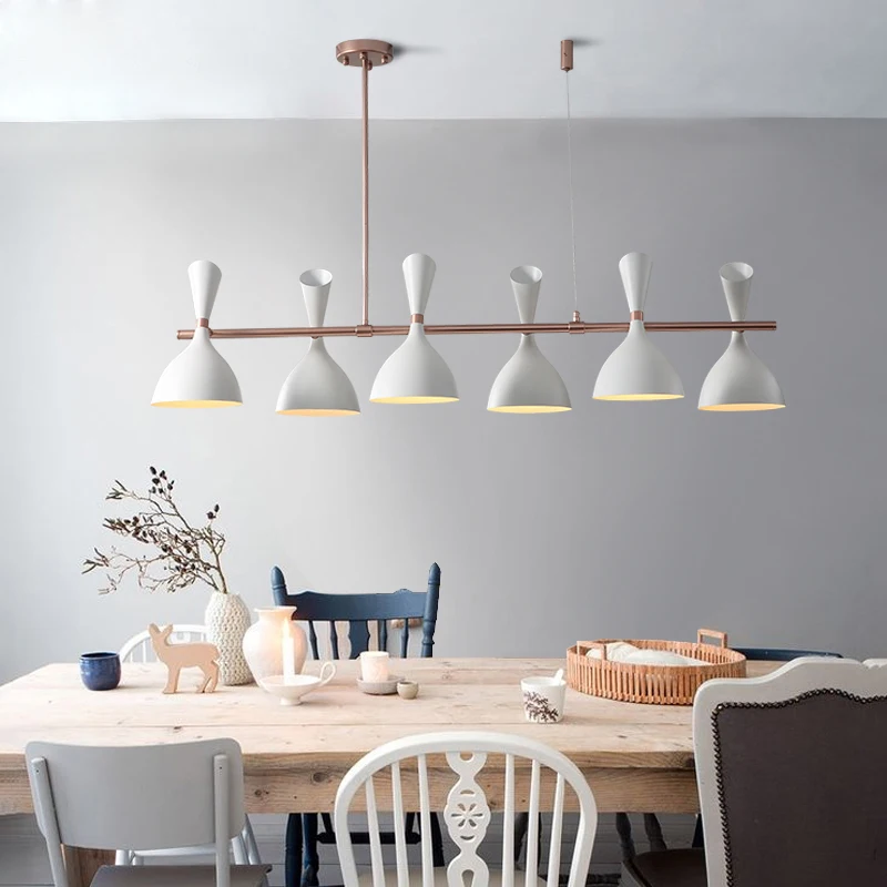 Фото Дизайнерские подвесные светильники для ресторана простые креативные лампы в