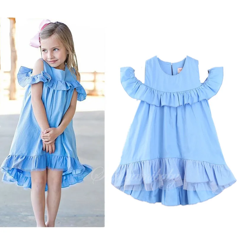 High-end Design Italy Kid Sky Blue Off-the-shoulder Frill Dress Fashion Children's Dress New Years Princess Party Dress 18M01
High-end Design Italy Kid Sky Blue Off-the-shoulder Frill Dress Fashion Children's Dress New Years Princess Party Dress 18M01