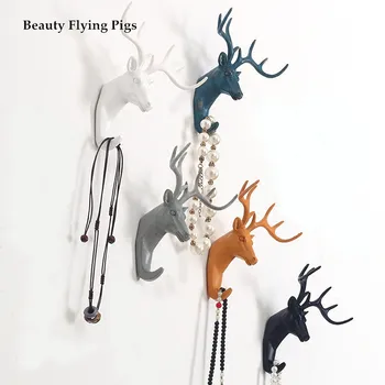European deer horse head decoration hook creative porch sitting room bedroom wall three-dimensional animal multifunctional coat
European deer horse head decoration hook creative porch sitting room bedroom wall three-dimensional animal multifunctional coat