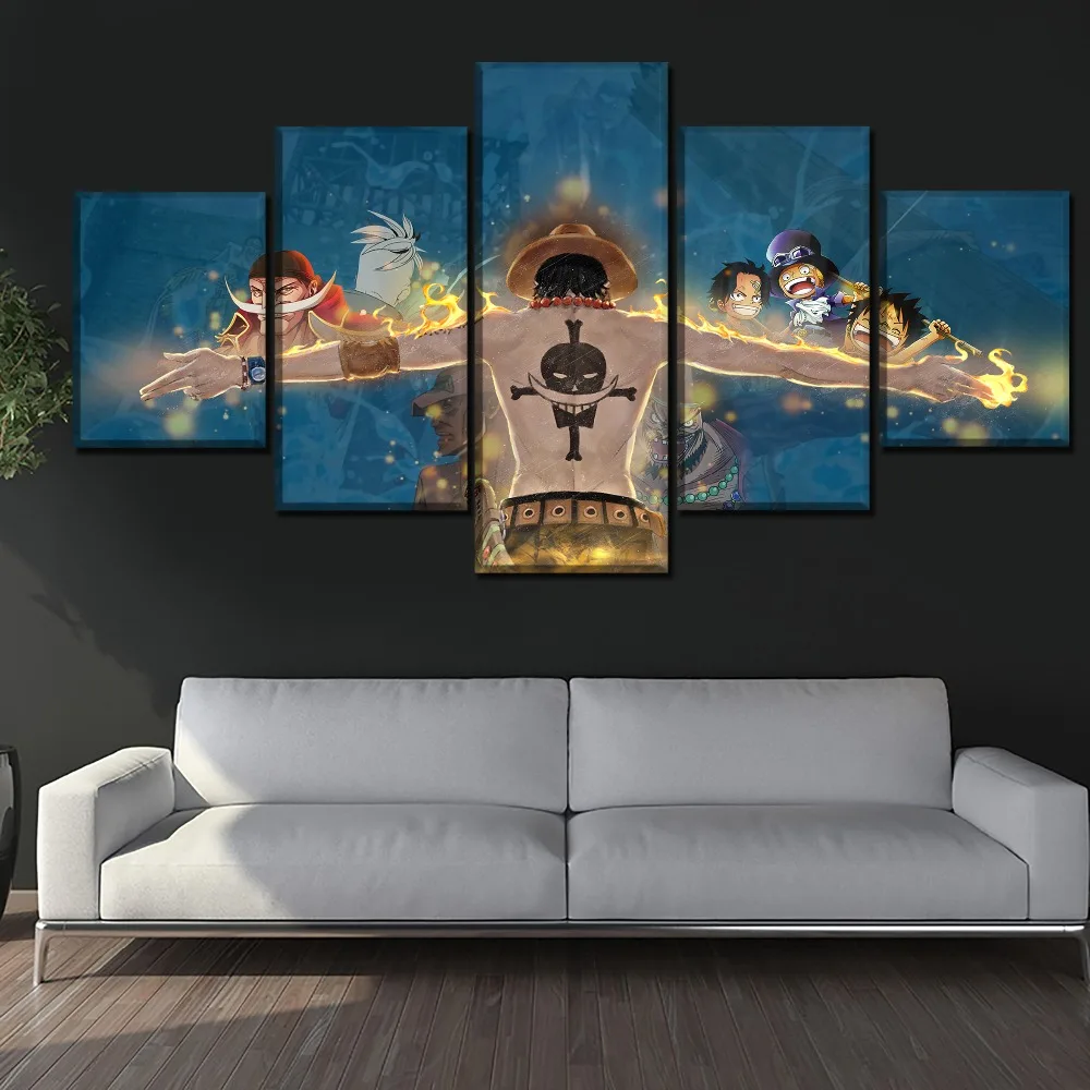 Modern Artwork Wall Art Home Decor Canvas Print Painting One Set Frame Or Unframed 5 Panel Anime One Piece Portgas D. Ace Poster
Modern Artwork Wall Art Home Decor Canvas Print Painting One Set Frame Or Unframed 5 Panel Anime One Piece Portgas D. Ace Poster