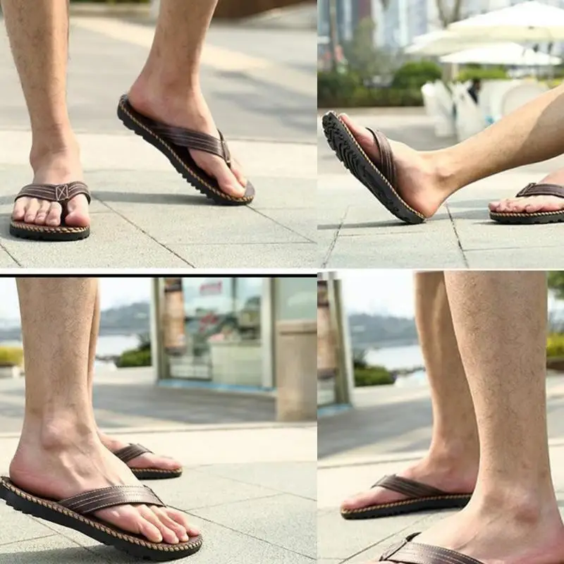 men wearing flip flops