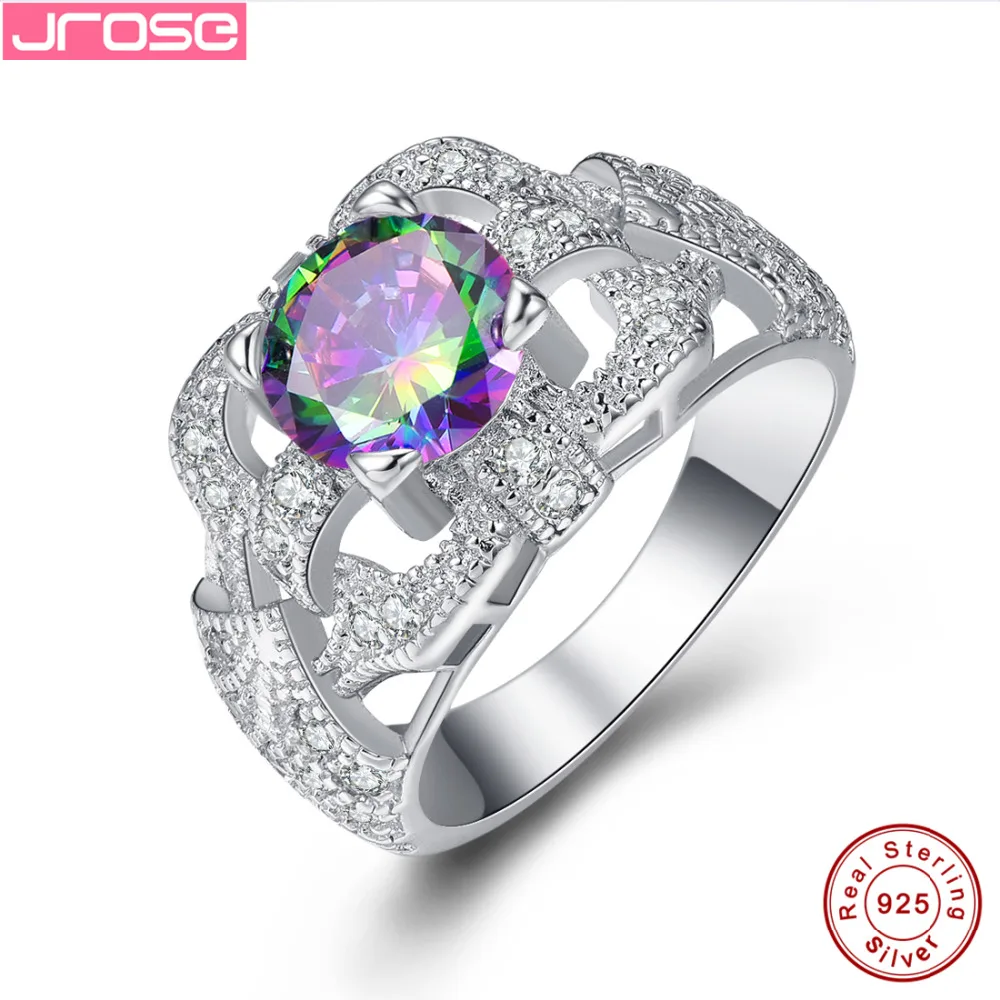 Фото Jrose оптовая продажа изящные свадебные ювелирные изделия для помолвки кольцо из