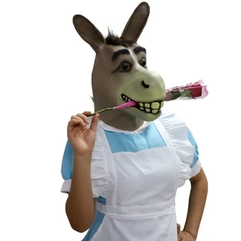 Horse Donkey Head Full Face Mask Adult Latex Halloween Party Cosplay Masks Halloween Party Supplies Festive Animal Costume Mask
Horse Donkey Head Full Face Mask Adult Latex Halloween Party Cosplay Masks Halloween Party Supplies Festive Animal Costume Mask