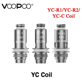 5pcs/lot Original VOOPOO YC-C 1.6ohm YC-R1 0.6ohm YC-R2 1.2ohm Coil Head Fit E Cigarette Voopoo FINIC 16 AIO FINIC 20 AIO Kit
5pcs/lot Original VOOPOO YC-C 1.6ohm YC-R1 0.6ohm YC-R2 1.2ohm Coil Head Fit E Cigarette Voopoo FINIC 16 AIO FINIC 20 AIO Kit