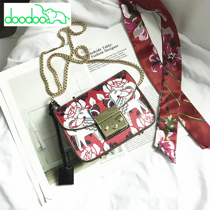 2018 New Women Bags Graffiti Print Ladies Designer Handbags High Quality Leather Purse Gold Chain Messenger Bag for Women Clutch
2018 New Women Bags Graffiti Print Ladies Designer Handbags High Quality Leather Purse Gold Chain Messenger Bag for Women Clutch