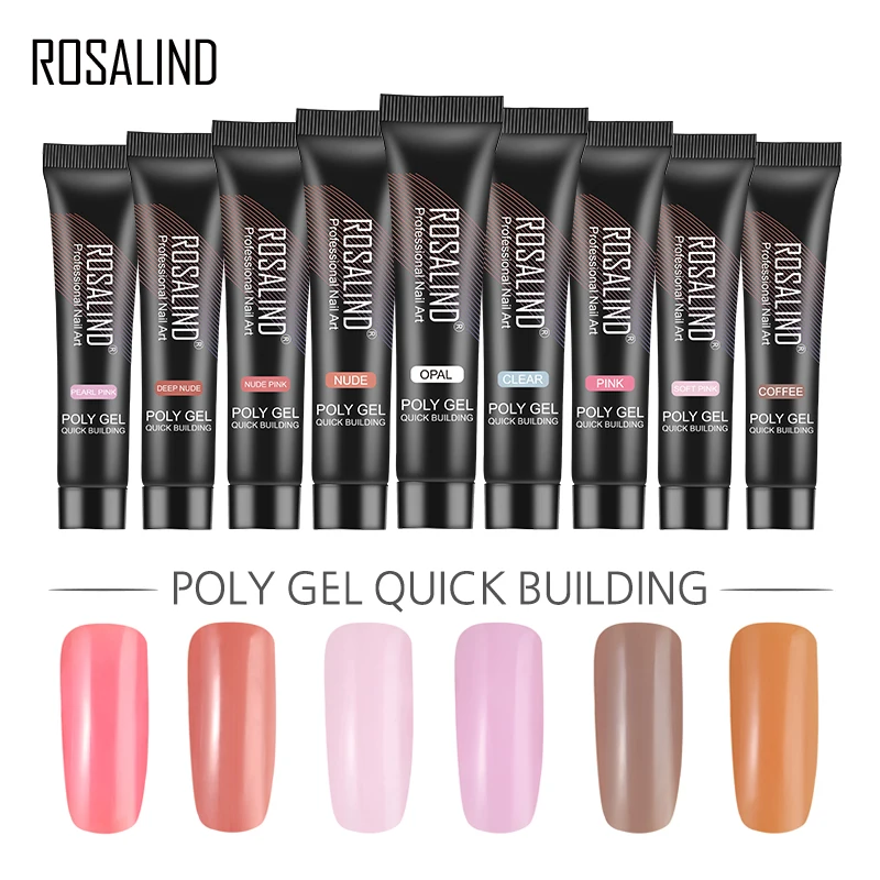 ROSALIND 15ml Poly Gel for Nail Finger Extension Crystal Builder Nail Polish set for manicure gel lacquer Semi Vernis Permanent
ROSALIND 15ml Poly Gel for Nail Finger Extension Crystal Builder Nail Polish set for manicure gel lacquer Semi Vernis Permanent