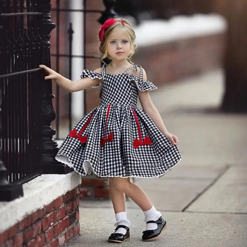Little Girl Black Plaid Princess Dress Checkered Off Shoulder Lace Bowknot Party Wear Kids Baby Evening Wedding Elegant Dresses
Little Girl Black Plaid Princess Dress Checkered Off Shoulder Lace Bowknot Party Wear Kids Baby Evening Wedding Elegant Dresses
