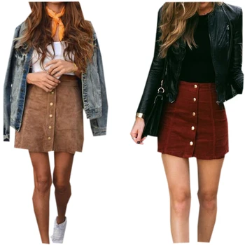 Women Fashion High Waist Bodycon Skirts Suede Leather Pocket Women Sexy Short Mini Pencil Skirts
Women Fashion High Waist Bodycon Skirts Suede Leather Pocket Women Sexy Short Mini Pencil Skirts