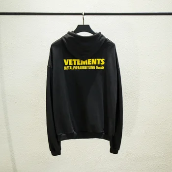2018 Best Version Vetements Yellow Logo Printed Women Men Hoodies Sweatshirt Hiphop Streetwear Men Hoodies Hooded Pullover 
2018 Best Version Vetements Yellow Logo Printed Women Men Hoodies Sweatshirt Hiphop Streetwear Men Hoodies Hooded Pullover
