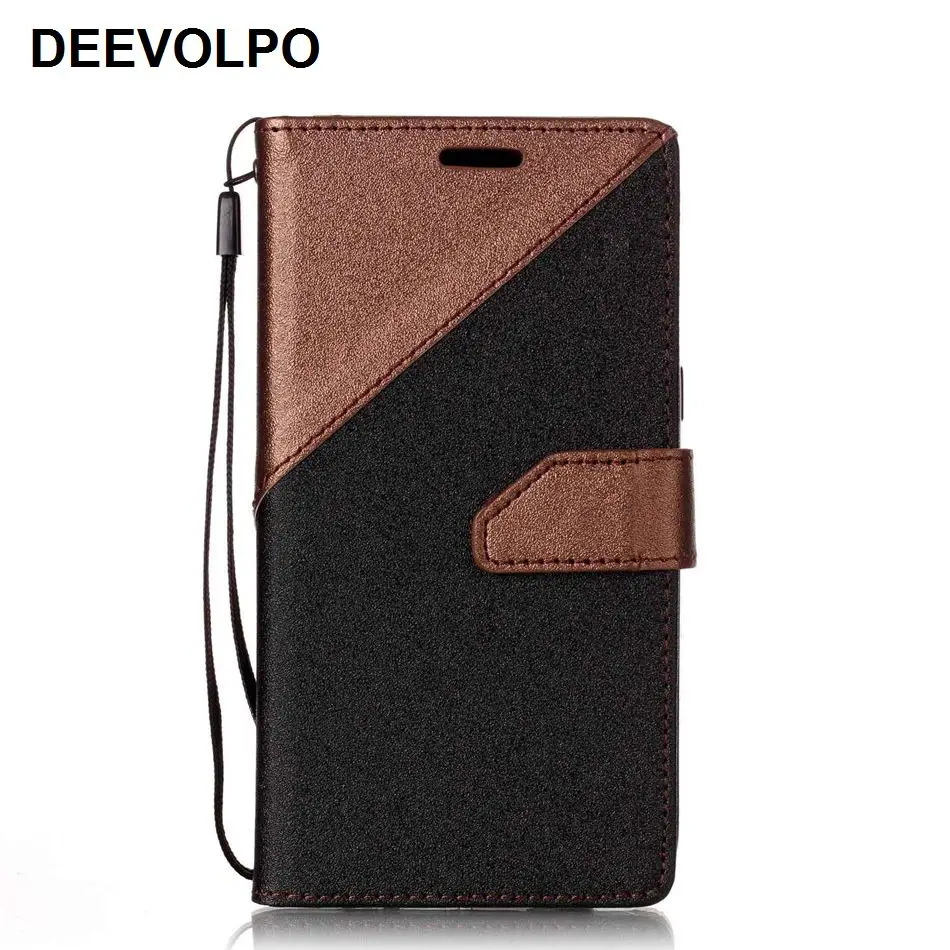 

DEEVOLPO Leather Case Book Covers Hit Color For Samsung S8Plus S6 Edge S5 S4 J730 J530 J330 J310 J1 Mini Prime J7 J5 Prime DP09F