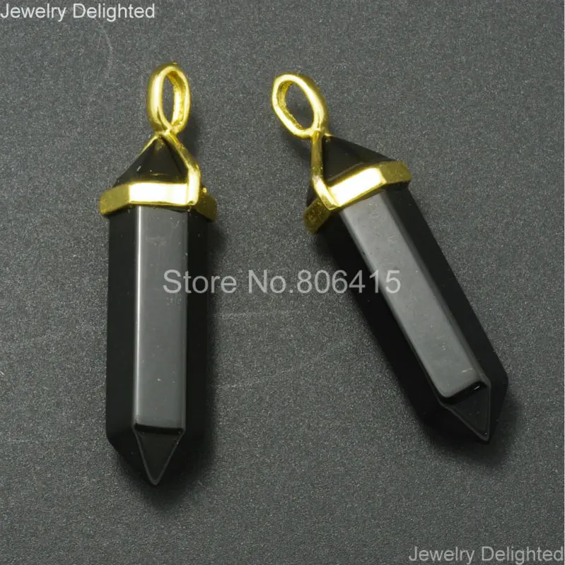 Gold Natural Onyx Gems Stones Hexagonal Point Reiki Chakra Necklaces Earrings Pendant Beads Jewelry Craft Healing 10Pcs/lot
Gold Natural Onyx Gems Stones Hexagonal Point Reiki Chakra Necklaces Earrings Pendant Beads Jewelry Craft Healing 10Pcs/lot