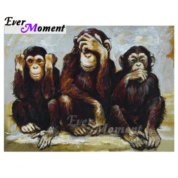 Ever Moment Diamond Painting Handmade 5D DIY Mosaic Monkeys Do not Lisen Talk See Full Square Mosaic Diamond Embroidery 3F972
Ever Moment Diamond Painting Handmade 5D DIY Mosaic Monkeys Do not Lisen Talk See Full Square Mosaic Diamond Embroidery 3F972