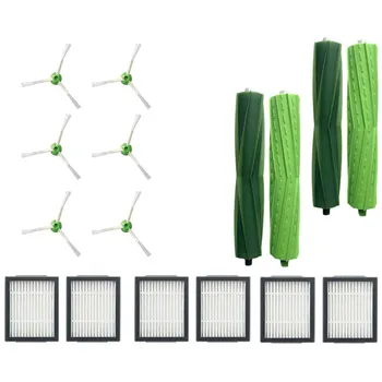HOT!-6Xhepa Filter+6Xside Brush+4Xbrush Roll Replacement For Irobot Roomba I7 E5 E6 I Series Robot Vacuum Cleaner Spare Parts
HOT!-6Xhepa Filter+6Xside Brush+4Xbrush Roll Replacement For Irobot Roomba I7 E5 E6 I Series Robot Vacuum Cleaner Spare Parts