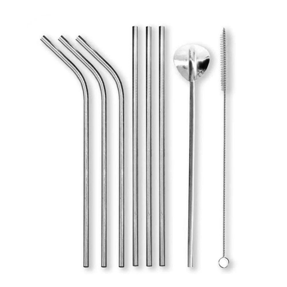 High Quality Reusable stainless steel Straws Eco-Friendly, Stainless Steel Drinking Straws for Cocktails, Set of 7 Food Grade
High Quality Reusable stainless steel Straws Eco-Friendly, Stainless Steel Drinking Straws for Cocktails, Set of 7 Food Grade