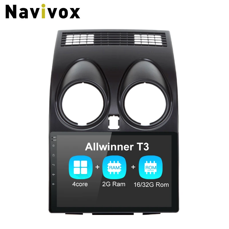 Navivox 9'' 2 din Android 7.1.1 Car DVD GPS For Nissan Qashqai 2008-2012 Car Multimedia Player Radio GPS Navigation Bluetooth
Navivox 9'' 2 din Android 7.1.1 Car DVD GPS For Nissan Qashqai 2008-2012 Car Multimedia Player Radio GPS Navigation Bluetooth