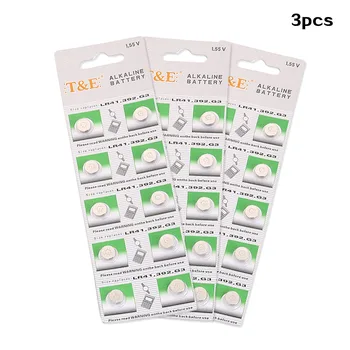 3Card/30pcs Anmas Power 1.55V Button Coin Cell Batteries LR41 AG3 392 384 LR736 192 SR41SW button Cell Coin Battery
3Card/30pcs Anmas Power 1.55V Button Coin Cell Batteries LR41 AG3 392 384 LR736 192 SR41SW button Cell Coin Battery