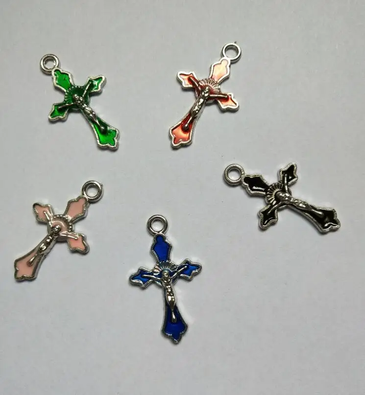 Vintage Silverr Crucifixes Enamel Jesus Crosses Charms Pendant For Jewelry Making Bracelet Crafts Handmade Accessories DIY Gift
Vintage Silverr Crucifixes Enamel Jesus Crosses Charms Pendant For Jewelry Making Bracelet Crafts Handmade Accessories DIY Gift
