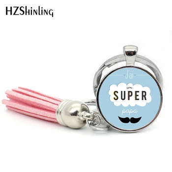 2017 New Fashion French J'ai un Super PAPA Tassel Key Chain Round Je Suis Une Super TATA Glass Dome Key Ring Wholesale
2017 New Fashion French J'ai un Super PAPA Tassel Key Chain Round Je Suis Une Super TATA Glass Dome Key Ring Wholesale