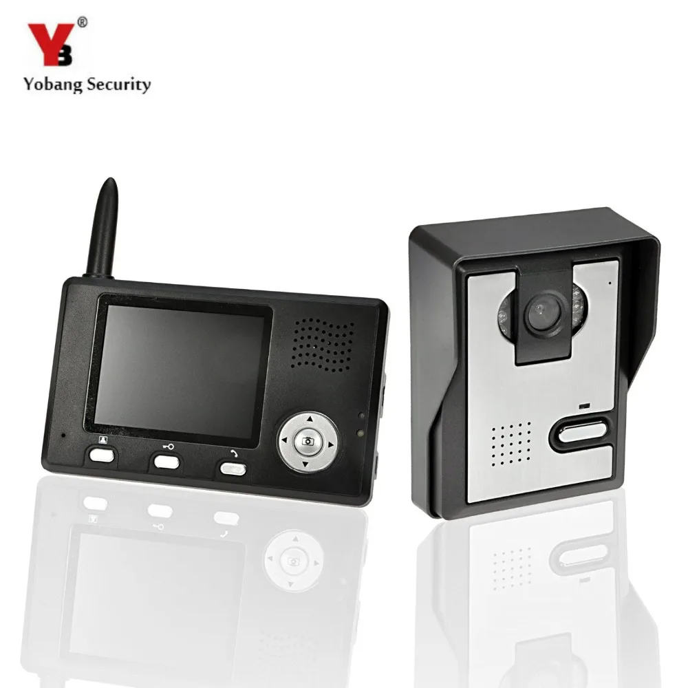 YobangSecurity 2.4G 3.5"LCD Wireless Video Door Phone Doorbell Video Door Entry System Peephole Viewer Camera 1 camera 1 Monitor
YobangSecurity 2.4G 3.5"LCD Wireless Video Door Phone Doorbell Video Door Entry System Peephole Viewer Camera 1 camera 1 Monitor