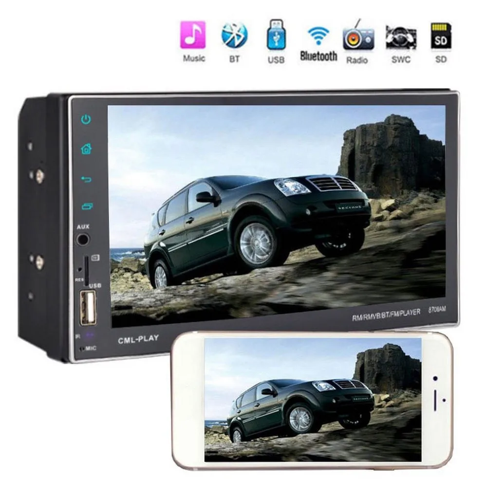 7 inch HD Android Navigation Touch Screen MP5 Car Multimedia Player Reversing Rear View Wireless Bluetooth Car Electronics 
7 inch HD Android Navigation Touch Screen MP5 Car Multimedia Player Reversing Rear View Wireless Bluetooth Car Electronics