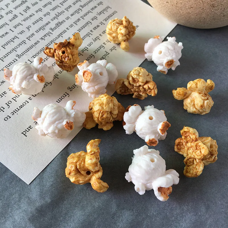 2pcs Simulated Popcorn Resin Perforation Diy Keychain Findings Decor Charms Crafts Beads Child Jewelry Making Gift F347
2pcs Simulated Popcorn Resin Perforation Diy Keychain Findings Decor Charms Crafts Beads Child Jewelry Making Gift F347