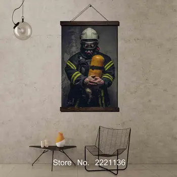 Fireman Framed Scroll Painting HD Wall Art Hanging Canvas Painting HD Printed Pictures for Living Room Decoration
Fireman Framed Scroll Painting HD Wall Art Hanging Canvas Painting HD Printed Pictures for Living Room Decoration