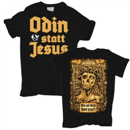 Odin statt Jesus T Shirt men Nordmanner Runen Wikinger Walhalla Germanen nordisch Odin Thor two sides tee US plus size S-3XL
Odin statt Jesus T Shirt men Nordmanner Runen Wikinger Walhalla Germanen nordisch Odin Thor two sides tee US plus size S-3XL