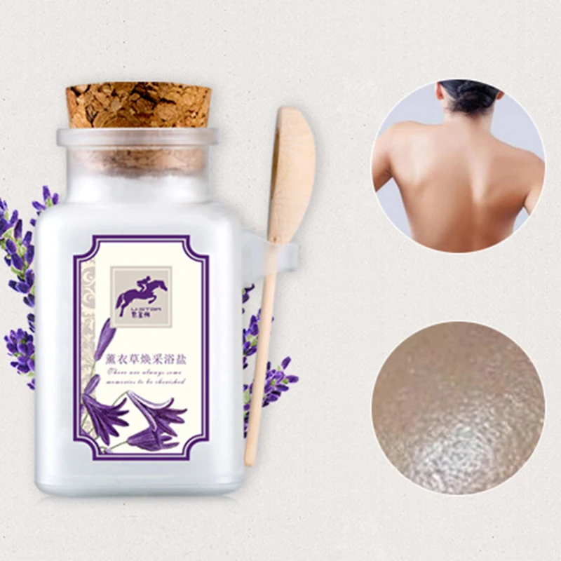 Luckyfine Nature Lavender Bath Salt Oil Control Exfoliate Deep Cleansing Acne Body Care Bath Salt With Spoon
Luckyfine Nature Lavender Bath Salt Oil Control Exfoliate Deep Cleansing Acne Body Care Bath Salt With Spoon