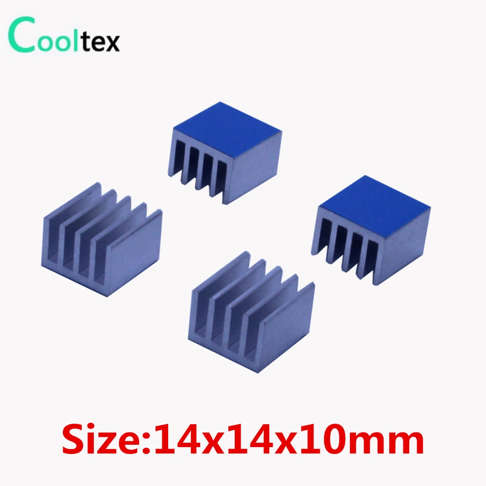 20pcs 14x14x10mm Aluminum Heatsink Heat Sink Cooler Cooling For Electronic Chip With Thermal Conductive Double sided Tape
20pcs 14x14x10mm Aluminum Heatsink Heat Sink Cooler Cooling For Electronic Chip With Thermal Conductive Double sided Tape