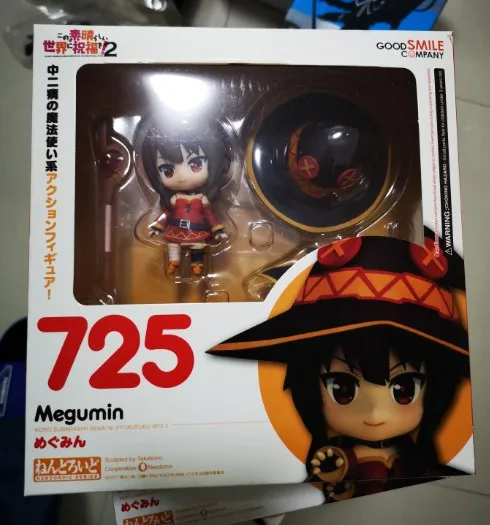 10cm Anime Nendoroid 725 Konosuba MEGUMIN PVC Action  Figure in  Box
