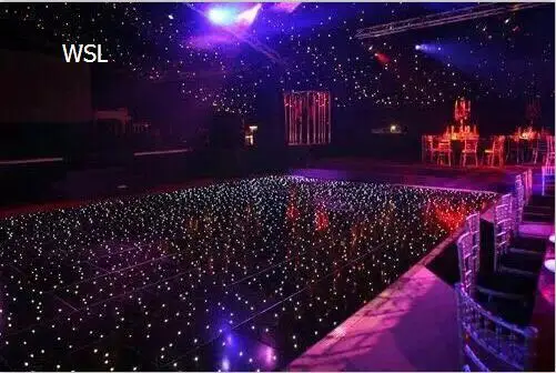 Free Shipping 2*3m RGBW cheap Black Background Cloth Light LED Star Curtain for wedding | Лампы и освещение