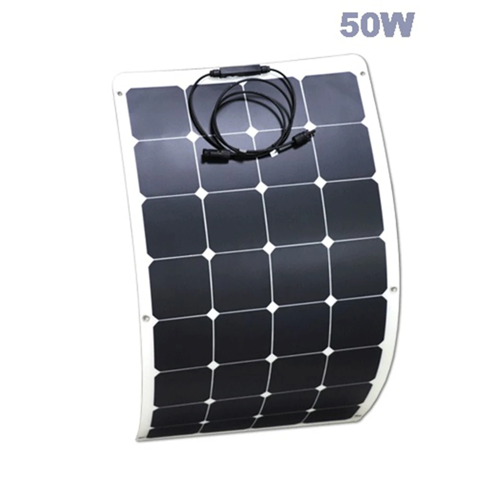 Free Shipping! 50W 18V Flexible Solar Panel Monocrystalline Solar Panel Kit For RV/Boat/Home Solar power system
Free Shipping! 50W 18V Flexible Solar Panel Monocrystalline Solar Panel Kit For RV/Boat/Home Solar power system
