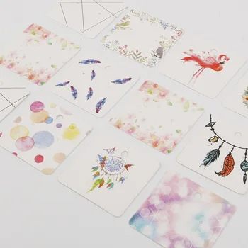 100pcs 5x5cm Earrings Dispaly Fashion Jewelry Colorful Printed Card Organizer Tags DIY Handmade Earring Stud Packing Card
100pcs 5x5cm Earrings Dispaly Fashion Jewelry Colorful Printed Card Organizer Tags DIY Handmade Earring Stud Packing Card