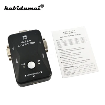 kebidumei 2 Port USB KVM Switch Switcher Box VGA SVGA Splitter Auto Controller Mouse Keyboard 1920*1440
kebidumei 2 Port USB KVM Switch Switcher Box VGA SVGA Splitter Auto Controller Mouse Keyboard 1920*1440